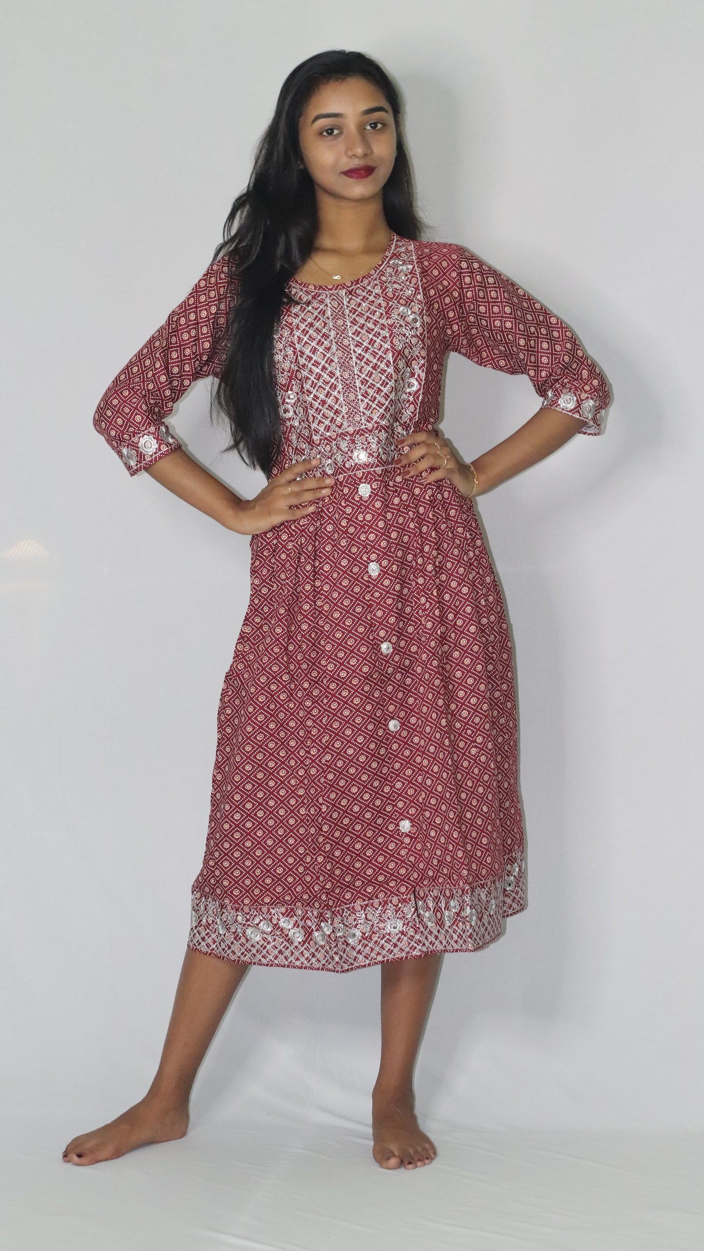 ATIMADE Branded Women's Anarkali Kurti