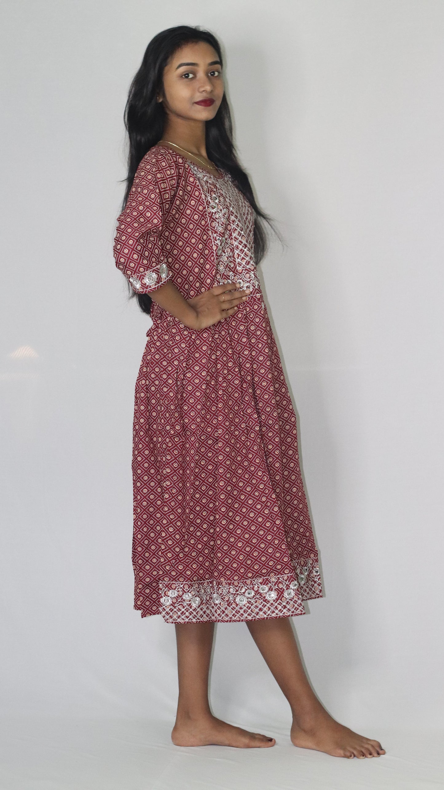 ATIMADE Branded Women's Anarkali Kurti