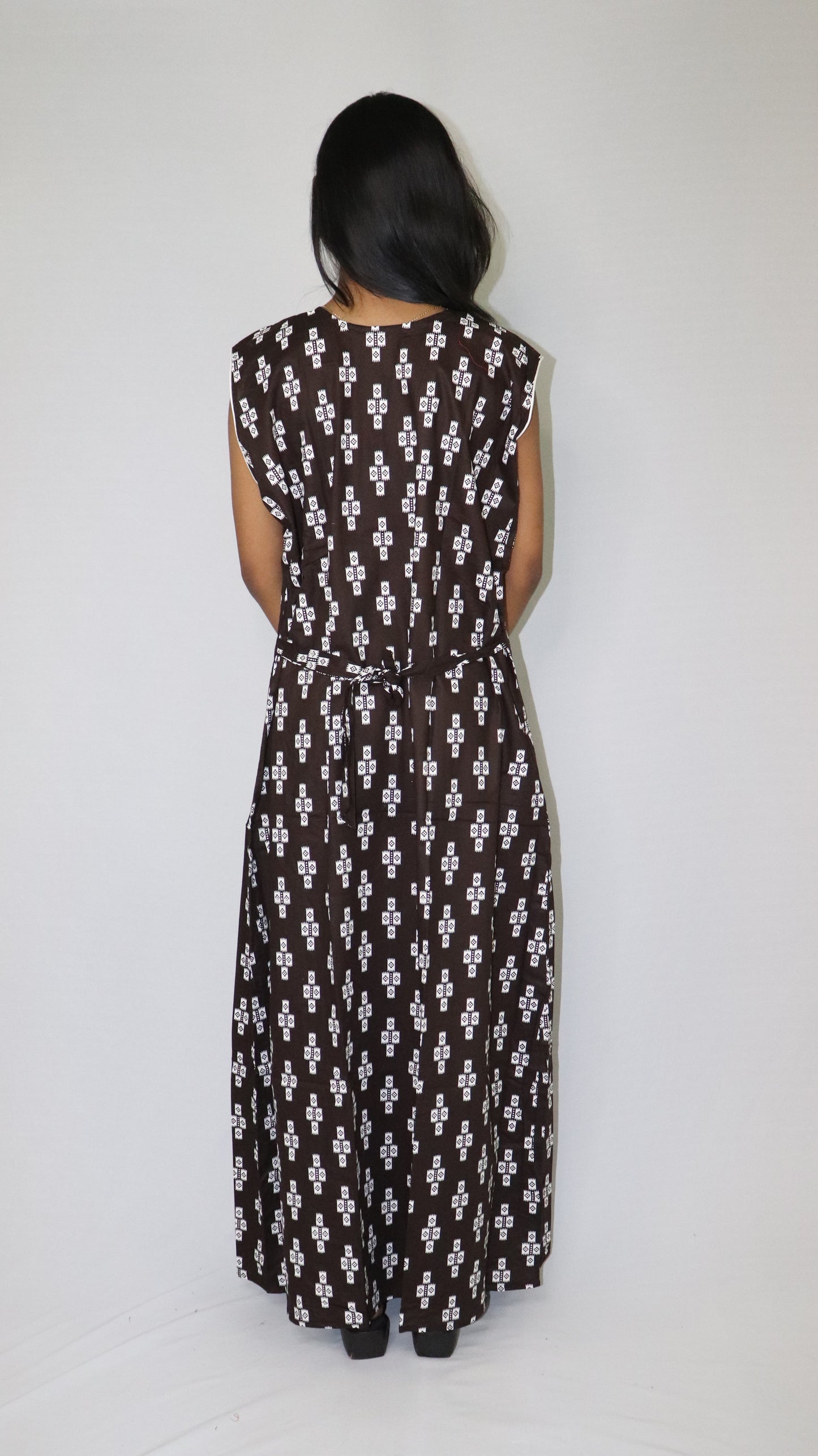 ATIMADE Pentagonal Neck Designer Nighty For Women