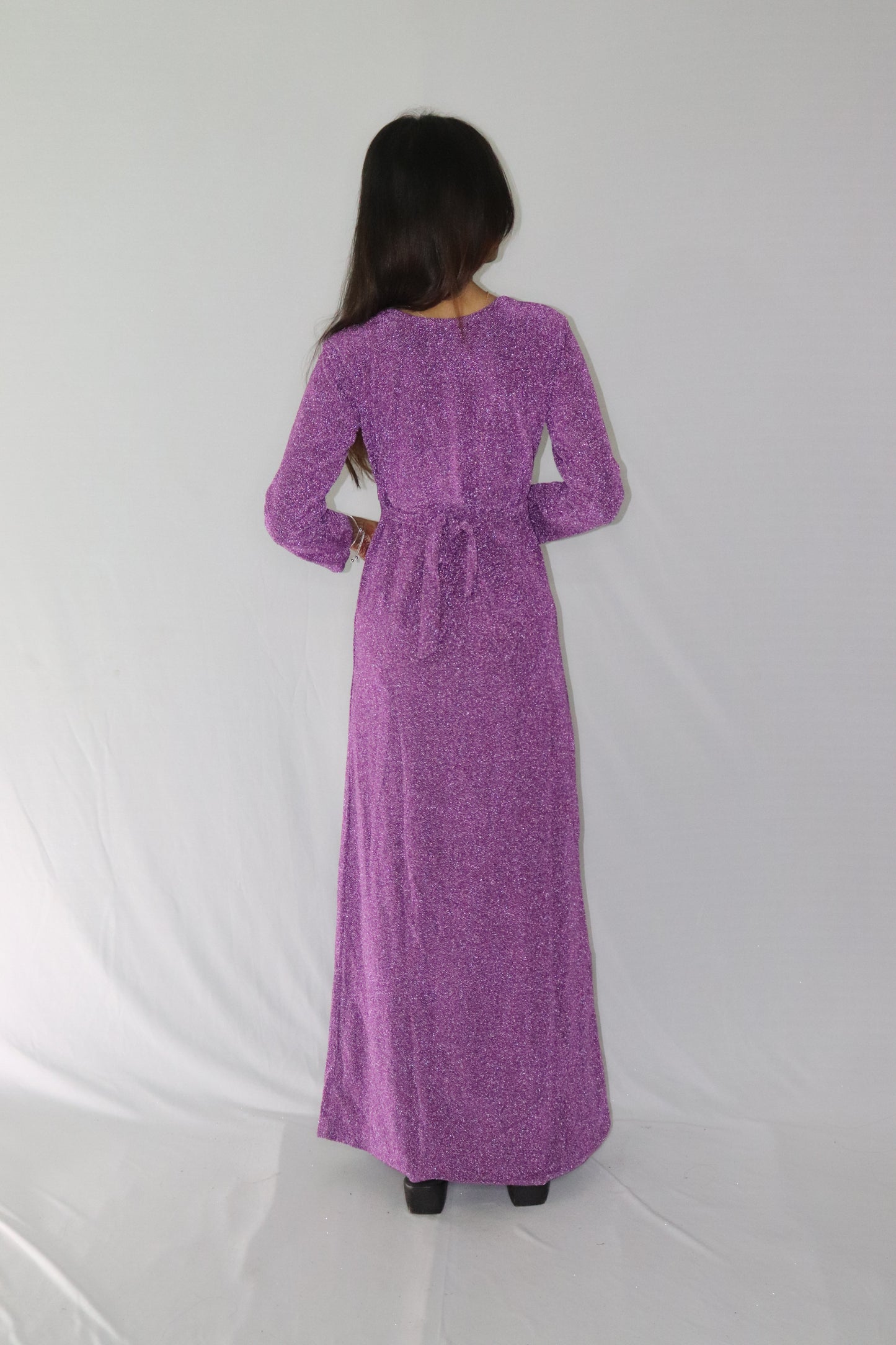 ATIMADE Branded Square Neck Women's Satin Stylish Party Dress