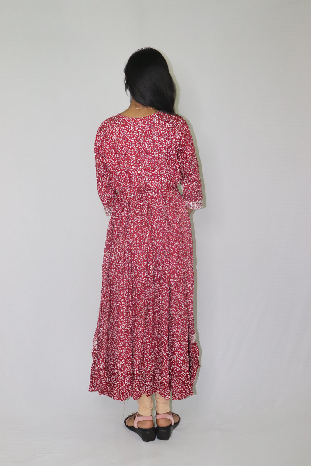 ATIMADE Women's Cotton Blend Long Kurti