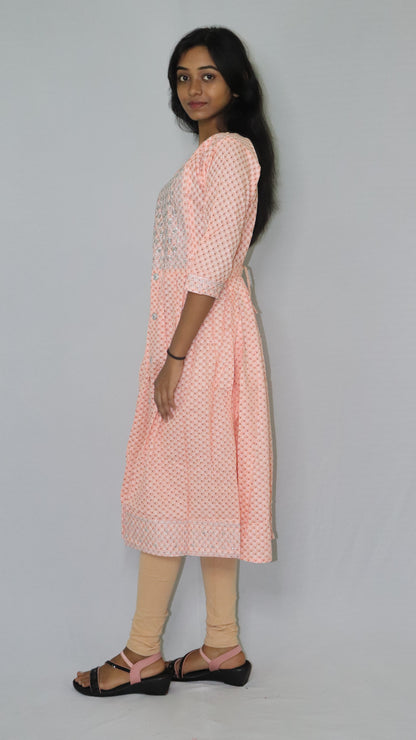 ATIMADE Women's Cotton Short Kurti
