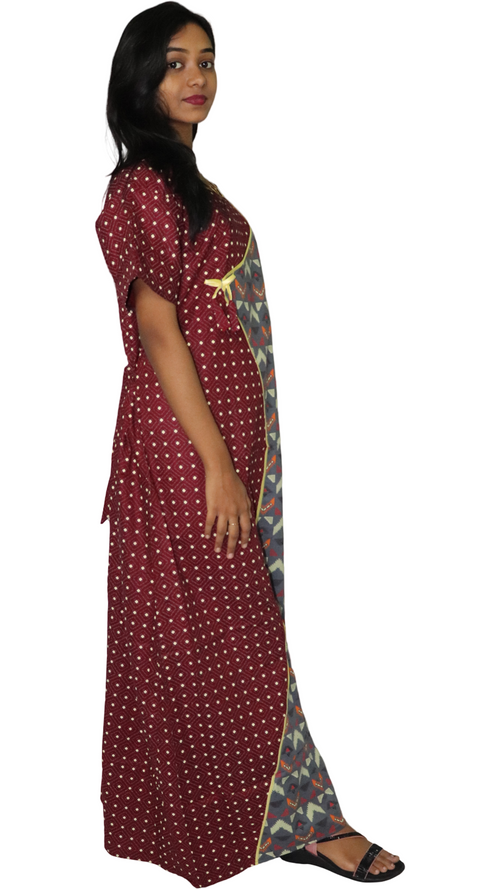 ATIMADE Cotton Embroidered Set Dress