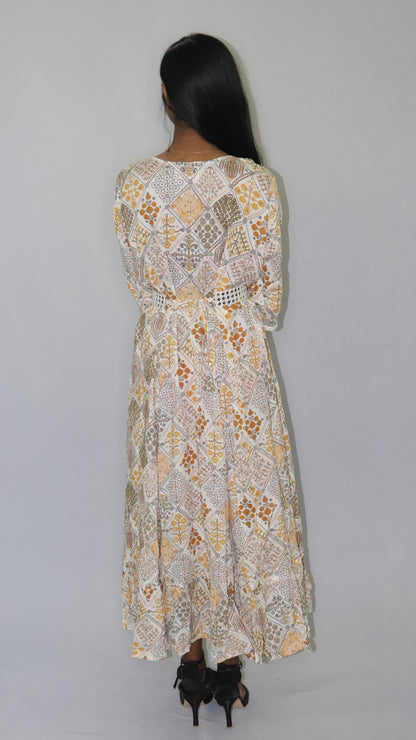 ATIMADE Women's White Traditional Kurti