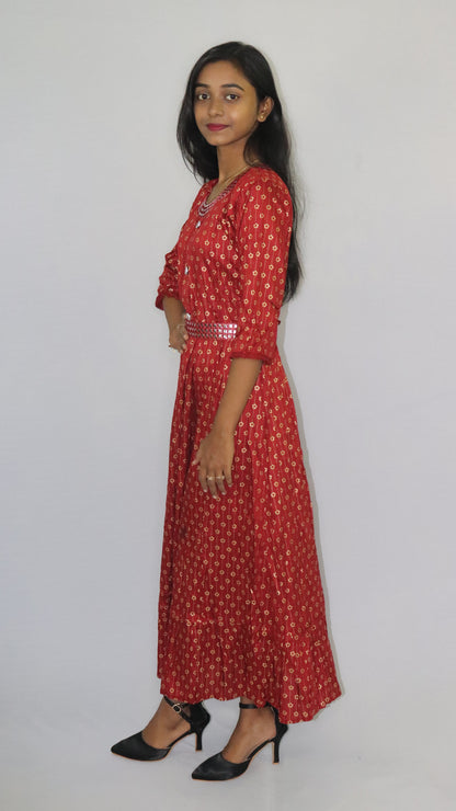 ATIMADE Women's Rayon Kurti