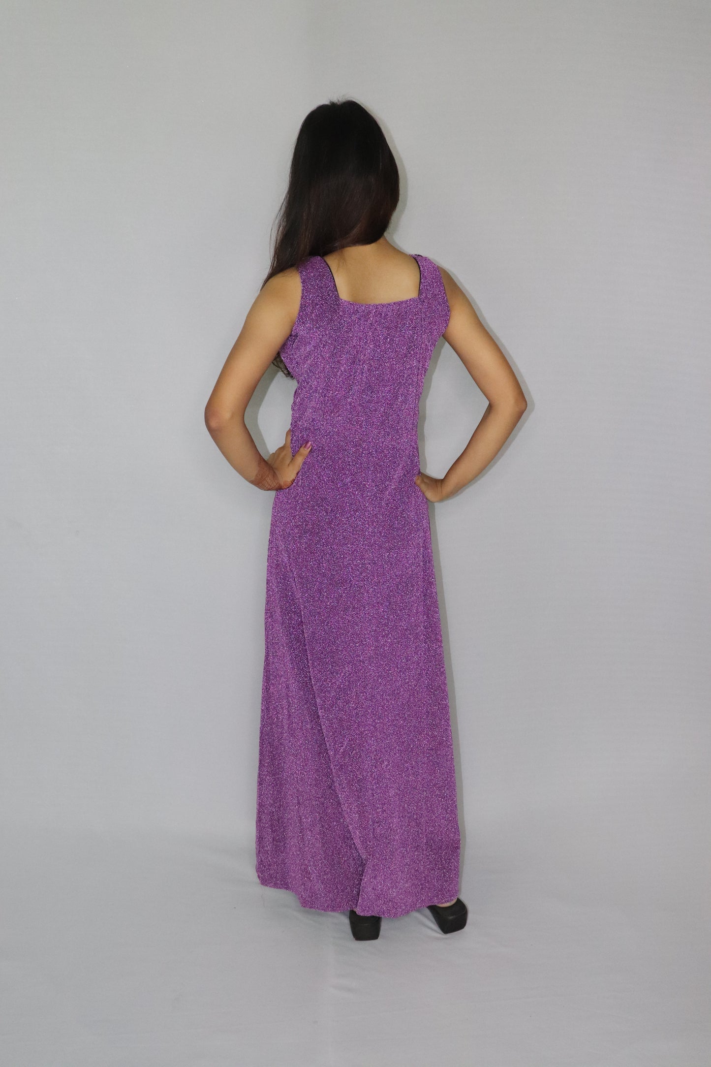 ATIMADE Branded V Neck Women's Satin Stylish Party Dress
