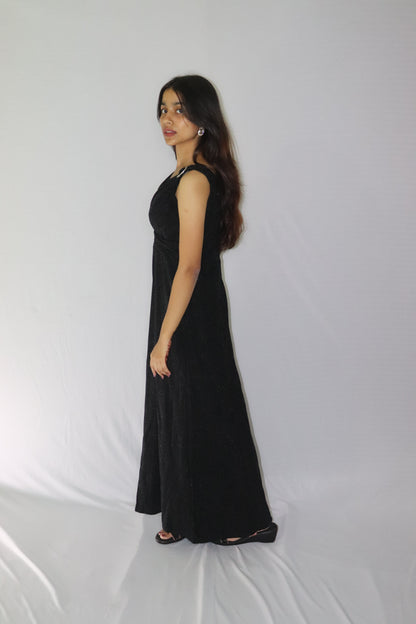 ATIMADE Branded V Neck Women's Satin Stylish Party Dress