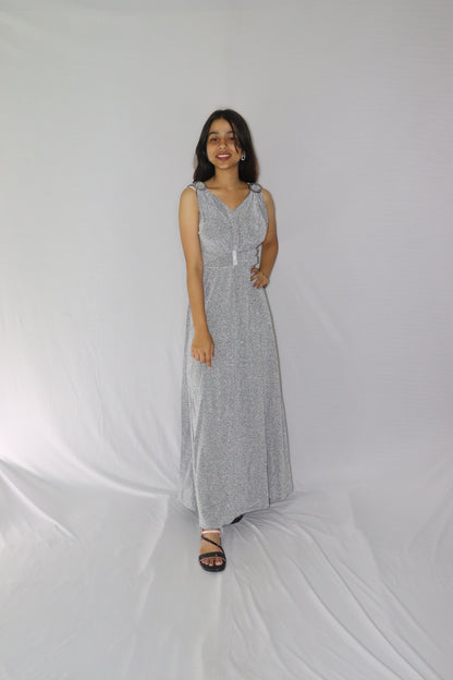 ATIMADE Branded V Neck Women's Satin Stylish Party Dress