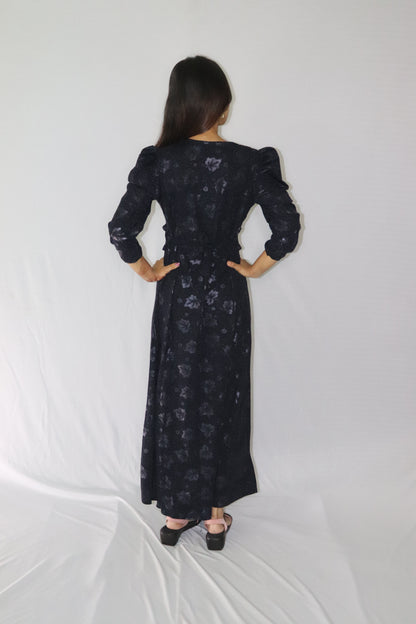 ATIMADE Branded Square Neck Women's Satin Stylish Party Dress
