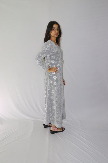 ATIMADE Branded Square Neck Women's Satin Stylish Party Dress
