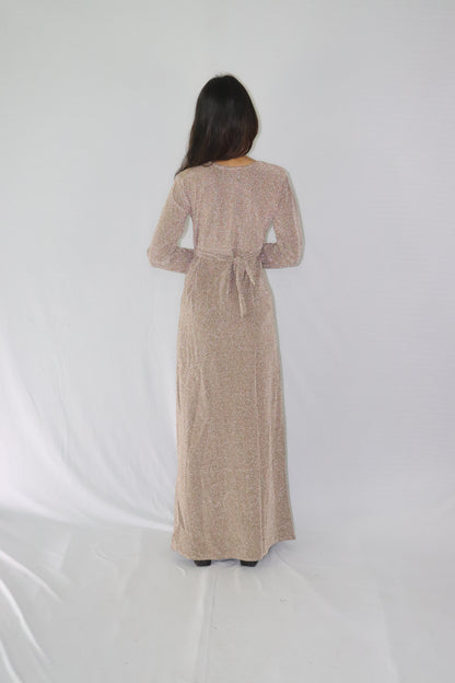 ATIMADE Branded Square Neck Women's Satin Stylish Party Dress