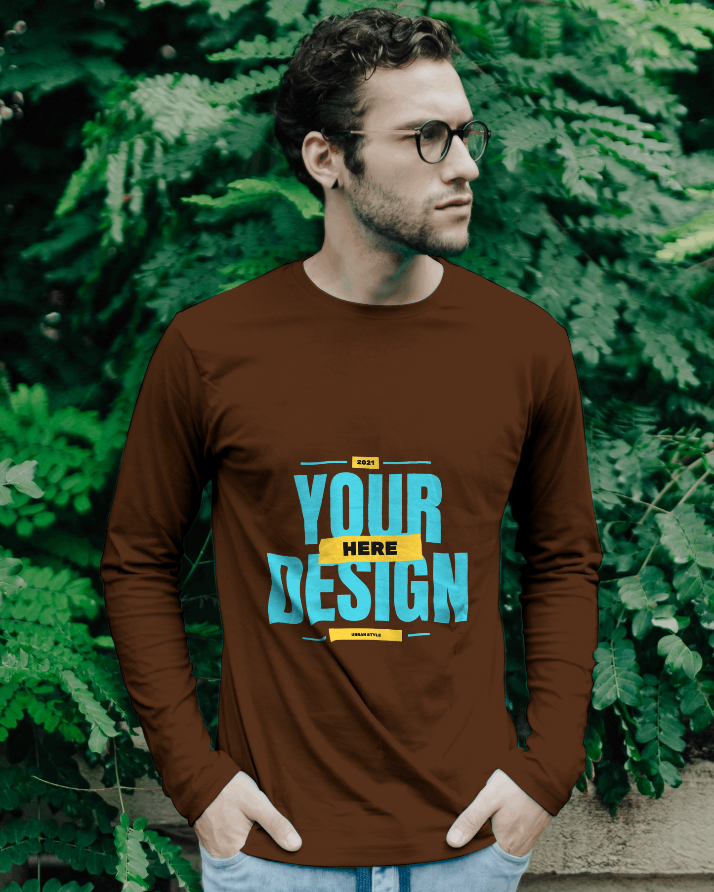 Long Sleeve Unisex Round Neck T-Shirts (Customized Prints)